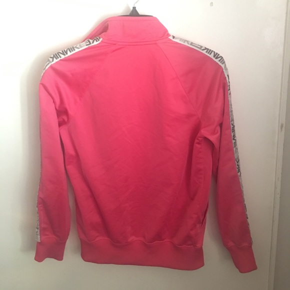 Nike Girls Lightweight Outdoor Full-Zip Track Style Pink Jacket - Picture 5 of 5